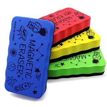 IHPUKIDI Magnetic Whiteboard Erasers Set 4 Pack