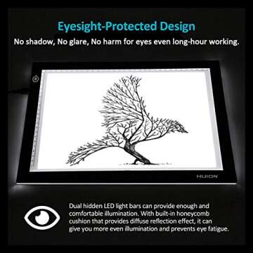 HUION LED Light Pad L4S - Ultra Thin 5mm Drawing Board