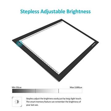 HUION LED Light Pad L4S - Ultra Thin 5mm Drawing Board
