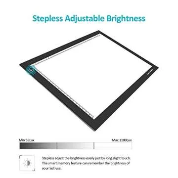 HUION LED Light Pad L4S - Ultra Thin 5mm Drawing Board
