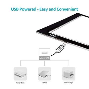 HUION LED Light Pad L4S - Ultra Thin 5mm Drawing Board