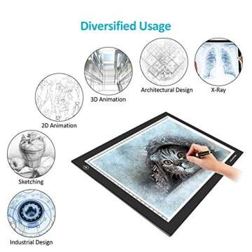 HUION LED Light Pad L4S - Ultra Thin 5mm Drawing Board