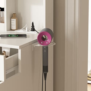 Elegant Lighted Makeup Vanity Table with Storage