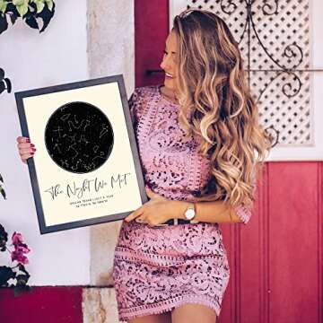 Custom Star Map Print - Unique Gift for Special Moments