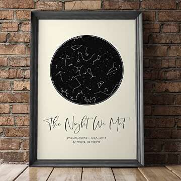Custom Star Map Print - Unique Gift for Special Moments