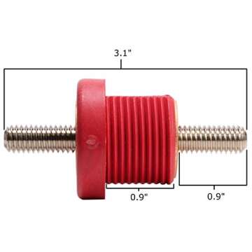 Fastronix Premium High Current 3/8" Thru Panel Battery Terminal Connectors USA Made