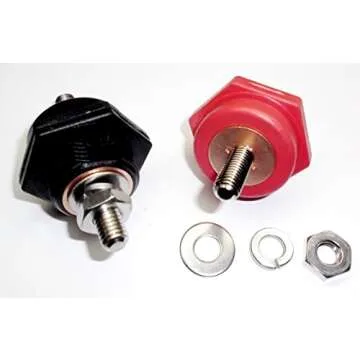 Fastronix Premium High Current 3/8" Thru Panel Battery Terminal Connectors USA Made