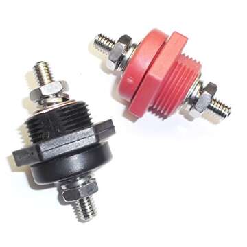 Fastronix Premium High Current 3/8" Thru Panel Battery Terminal Connectors USA Made