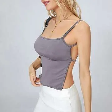 Fernvia Y2K Cami Crop Top - Summer Style Essential