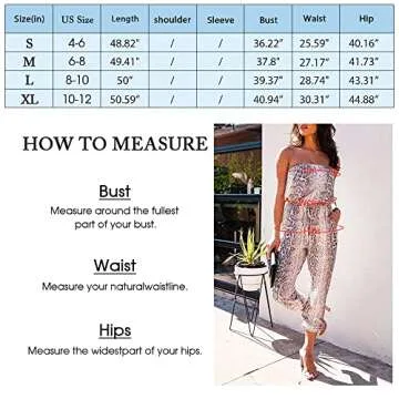 Fixmatti Women's Strapless Jumpsuits Drawstring Rompers Tube Top Casual Outfits Khaki S