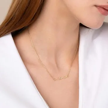 Dainty 18K Gold Plated Mama Necklace - Gift for Her