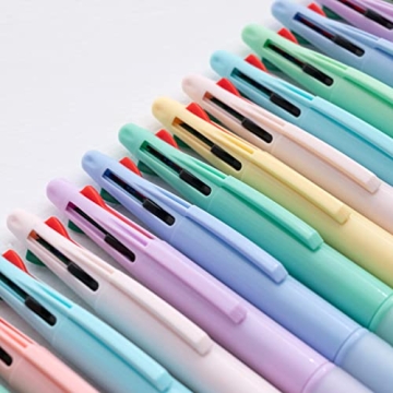 4-in-1 Colored Pens for Smooth and Vibrant Writing