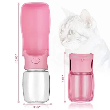 AIKIDS Foldable Dog Water Bottle for Pets - Portable Travel Cup