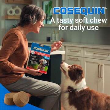 Cosequin Joint Health Supplement for Senior Dogs - 60 Soft Chews