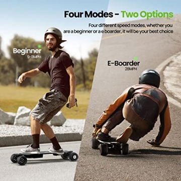 V8 Electric Skateboard Fast 30 MPH Speed 12 Mile Range