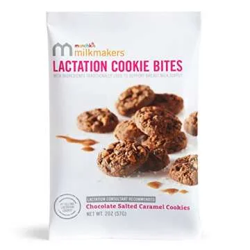Milkmakers Lactation Cookie Bites, Chocolate Salted Caramel