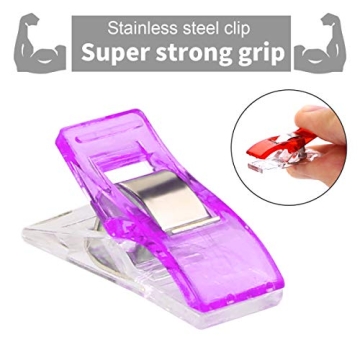 Premium 30 Pcs Sewing Clips for Quilting and Crafting