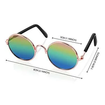 Molain Pet Sunglasses - Retro UV Protection for Pets