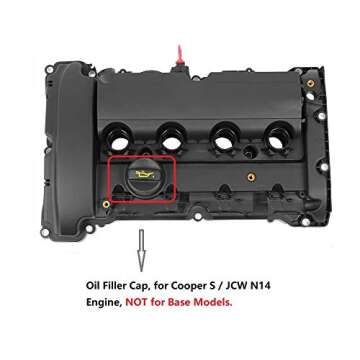 Oil Filler Cap for Mini Cooper S/JCW N14 1.6T - Quality Replacement