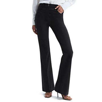 Houmous Women's Bootcut Dress Pants for Office and Casual Wear