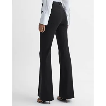 Houmous Women's Bootcut Dress Pants for Office and Casual Wear