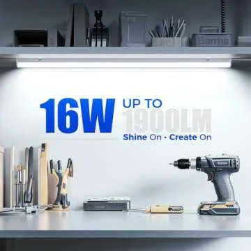 Barrina LED T5 Shop Lights - Super Bright 3FT, Pack of 6