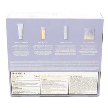 Fenty Skin Set: Makeup Removing Cleanser, Fat Water Pore-Refining Toner Serum, Hydra Vizor Invisible Moisturizer, Whipped Oil Body Cream Sample