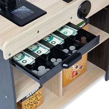 Melissa & Doug Harvest Market Grocery Store Set for Kids