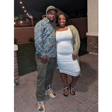 BEAGIMEG Women's Sexy Ruched Bodycon Casual Solid Sleeveless Tank Midi Dress White