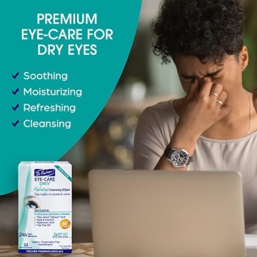 Hydrating Eye Wipes for Dry Eyes and Makeup Removal