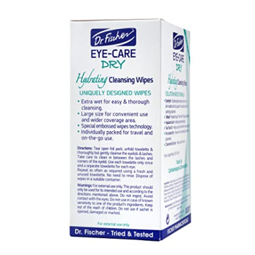 Hydrating Eye Wipes for Dry Eyes and Makeup Removal