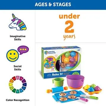Learning Resources New Sprouts® Bake It! Imaginative Play Set for Kids