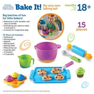 Learning Resources New Sprouts® Bake It! Imaginative Play Set for Kids