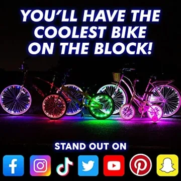 Activ Life LED Bike Wheel Lights for Safety & Style