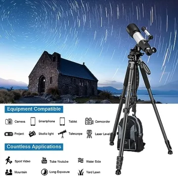 Lightweight 72" Tripod for Professional Photography