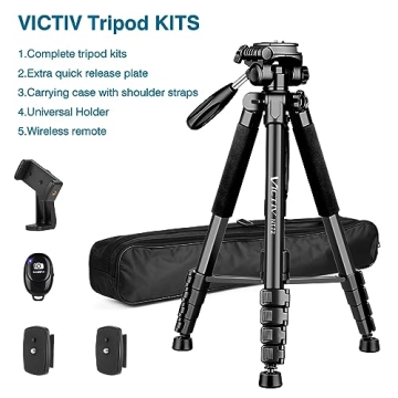 Lightweight 72" Tripod for Professional Photography