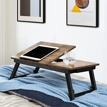 SONGMICS Adjustable Laptop Desk for Bed or Sofa
