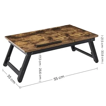 SONGMICS Adjustable Laptop Desk for Bed or Sofa