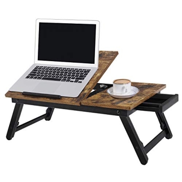 SONGMICS Adjustable Laptop Desk for Bed or Sofa