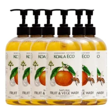 Koala Eco Natural Fruit & Vegetable Wash - Plant-Based & Eco-Friendly with Mandarin Oil - 24oz