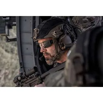 Gatorz Eyewear Specter Sunglasses - Black Aluminum Frame with Blackout Logo Smoked Digitally Optimized Polarized Lens