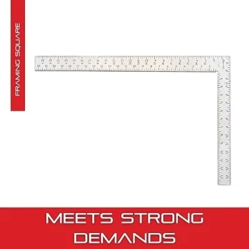 Starrett 24" Professional Framing Square with Precision Stamping