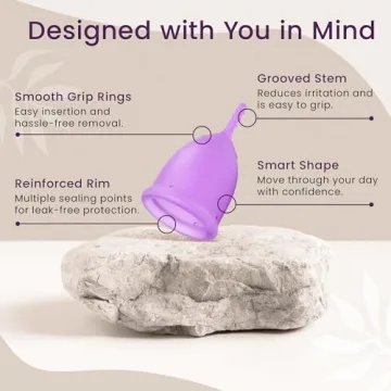 EcoBlossom Reusable Menstrual Cup for 12 Hours Protection