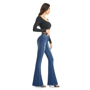 FLYING BANANA Women's Stretchy Bootcut Jeans Comfortable Fit