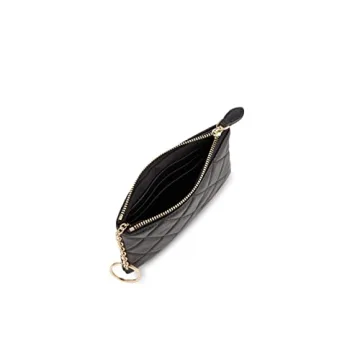DORIS&JACKY Lambskin Leather RFID Wallet Key Chain