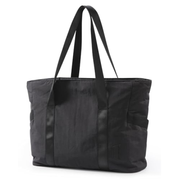 BAGSMART Women's Tote Bag with Zipper - Ideal Gym & Work Tote