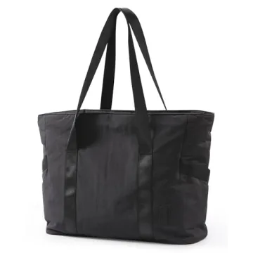 BAGSMART Women's Tote Bag with Zipper - Ideal Gym & Work Tote