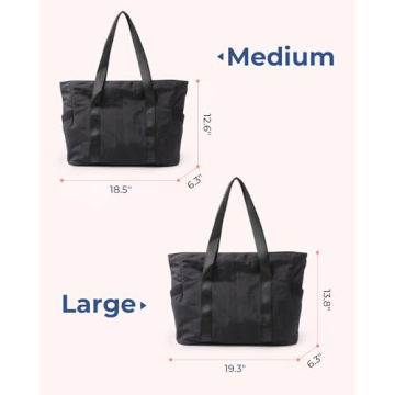BAGSMART Women's Gym Tote Bag with Compartments