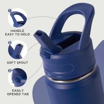 Fijinhom Kids Stainless Steel Water Bottle 12oz