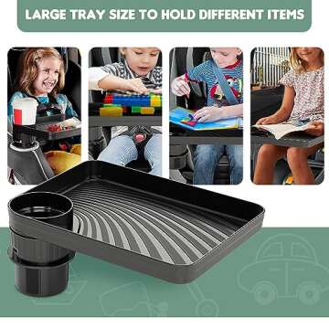 MS Master Show Kids Car Seat Tray for Travel Essentials